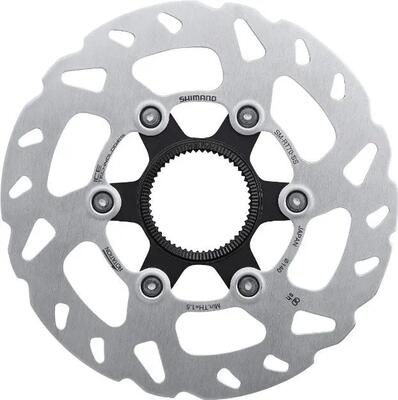 Shimano deore slx sm-rt70 centerlock remschijf zwart 140 mm