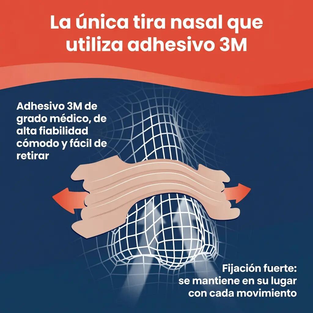 Tiras Nasales Extrafuertes 8 uds. Deporte, alto rendimiento. Breathe Right 5/7