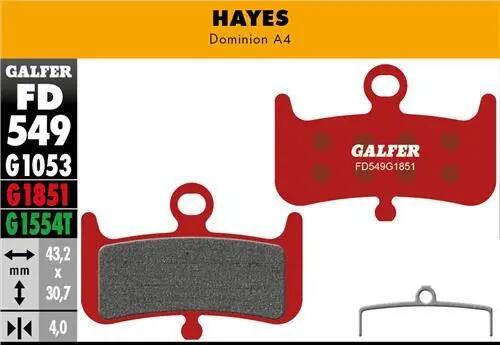 Plaquettes de frein Advanced - Hayes Dominion 2/2