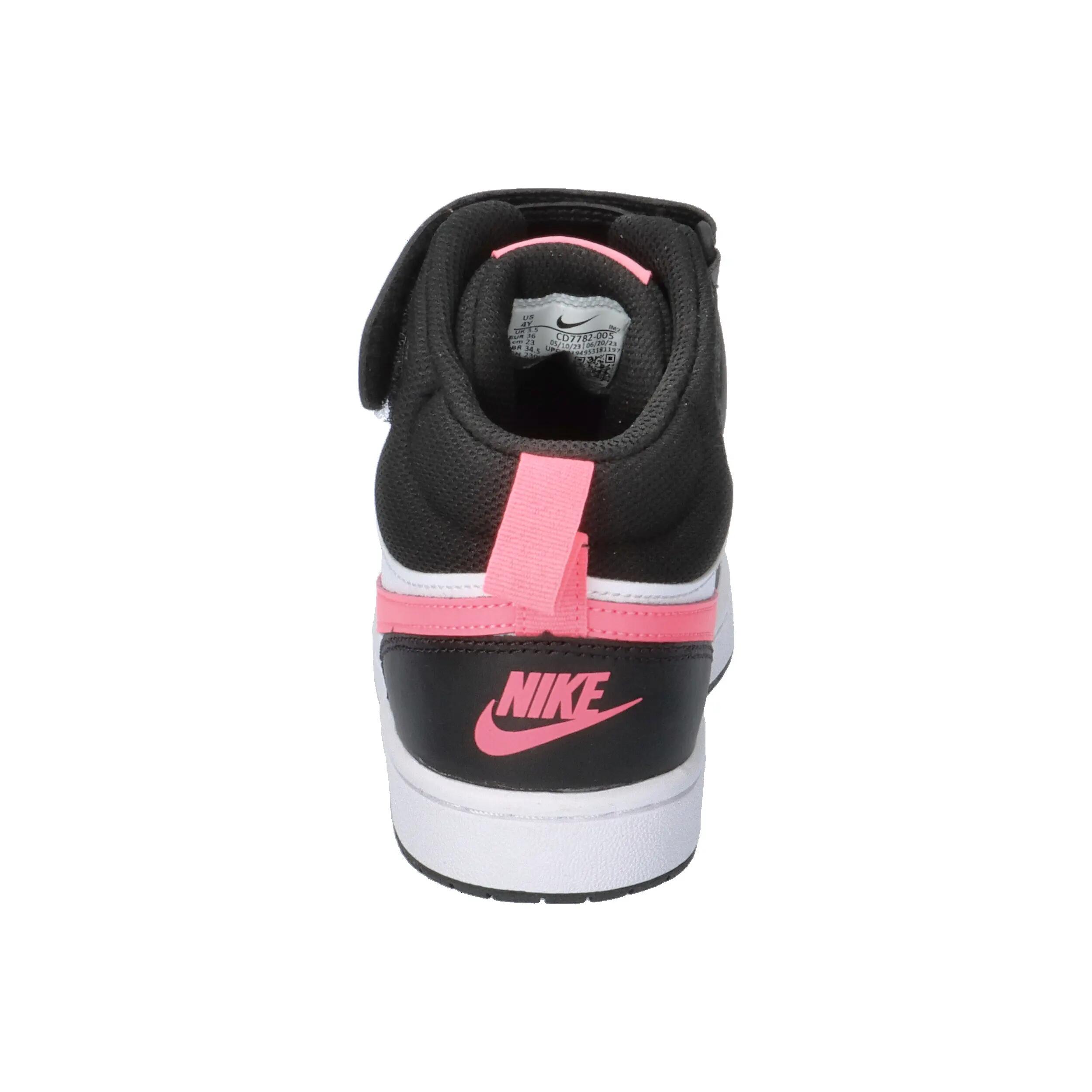Sapatilhas Criança Nike Court Borough Mid 2 Preto 5/7