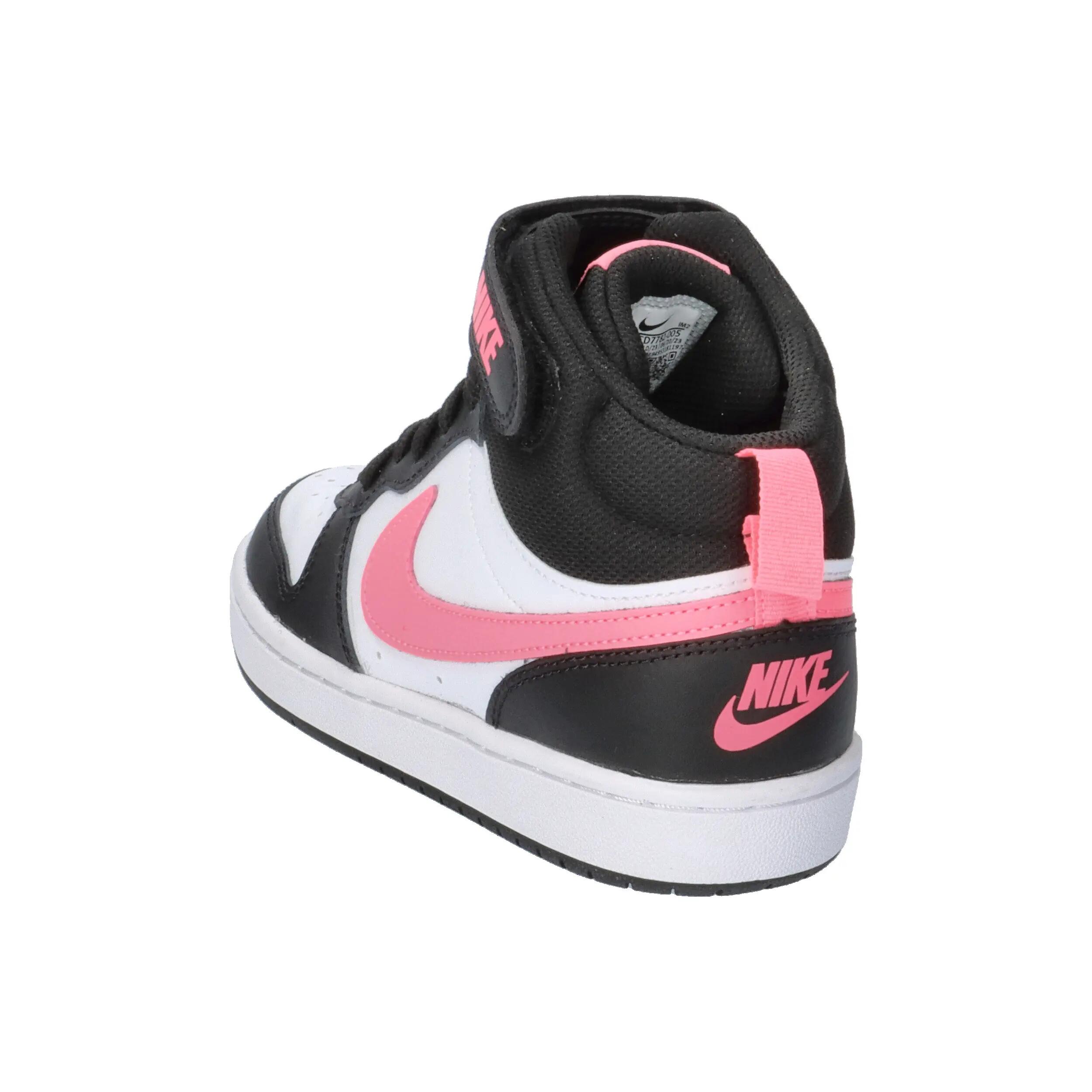 Sapatilhas Criança Nike Court Borough Mid 2 Preto 4/7