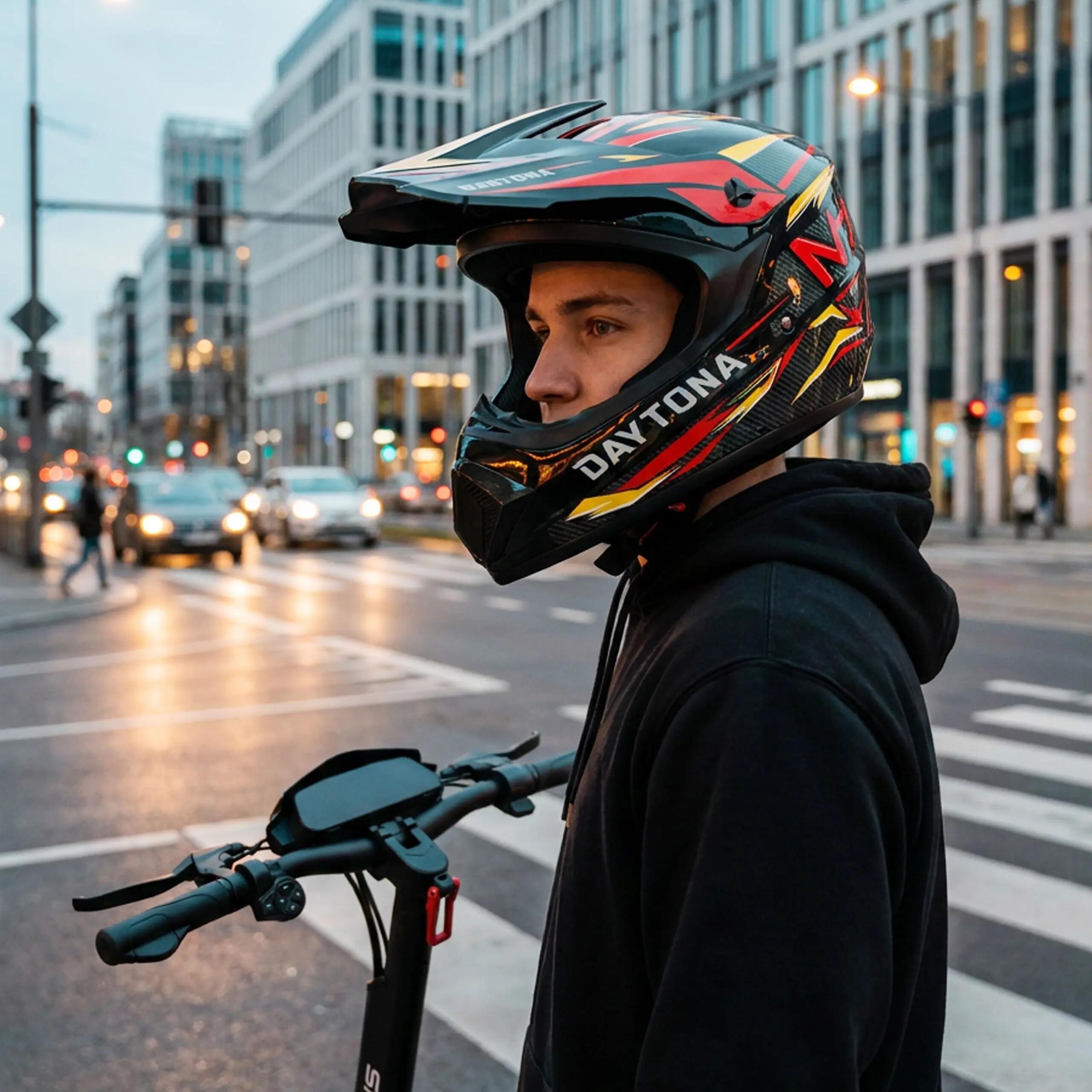 Casco integral Motus Daytona Performance negro - Talla XL 9/10