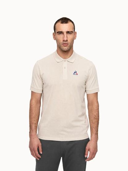 Polo Essentiel en jersey effet piqué Essentiels
