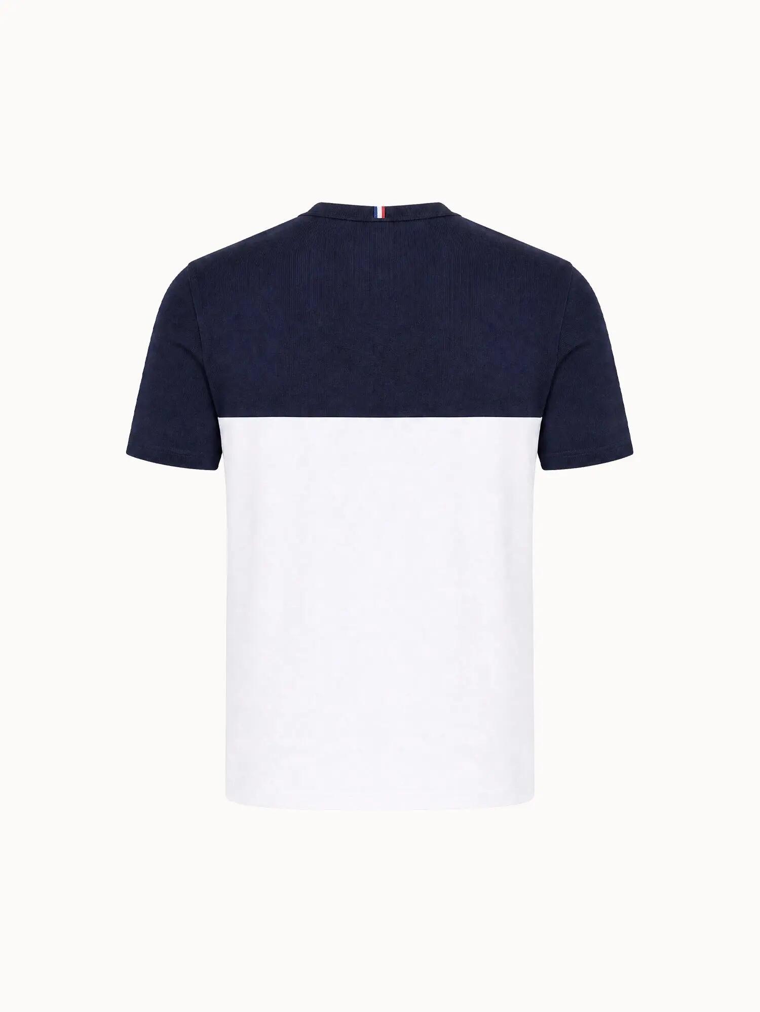 T-shirt en jersey de coton avec détail tricolore Tricolores 3/5