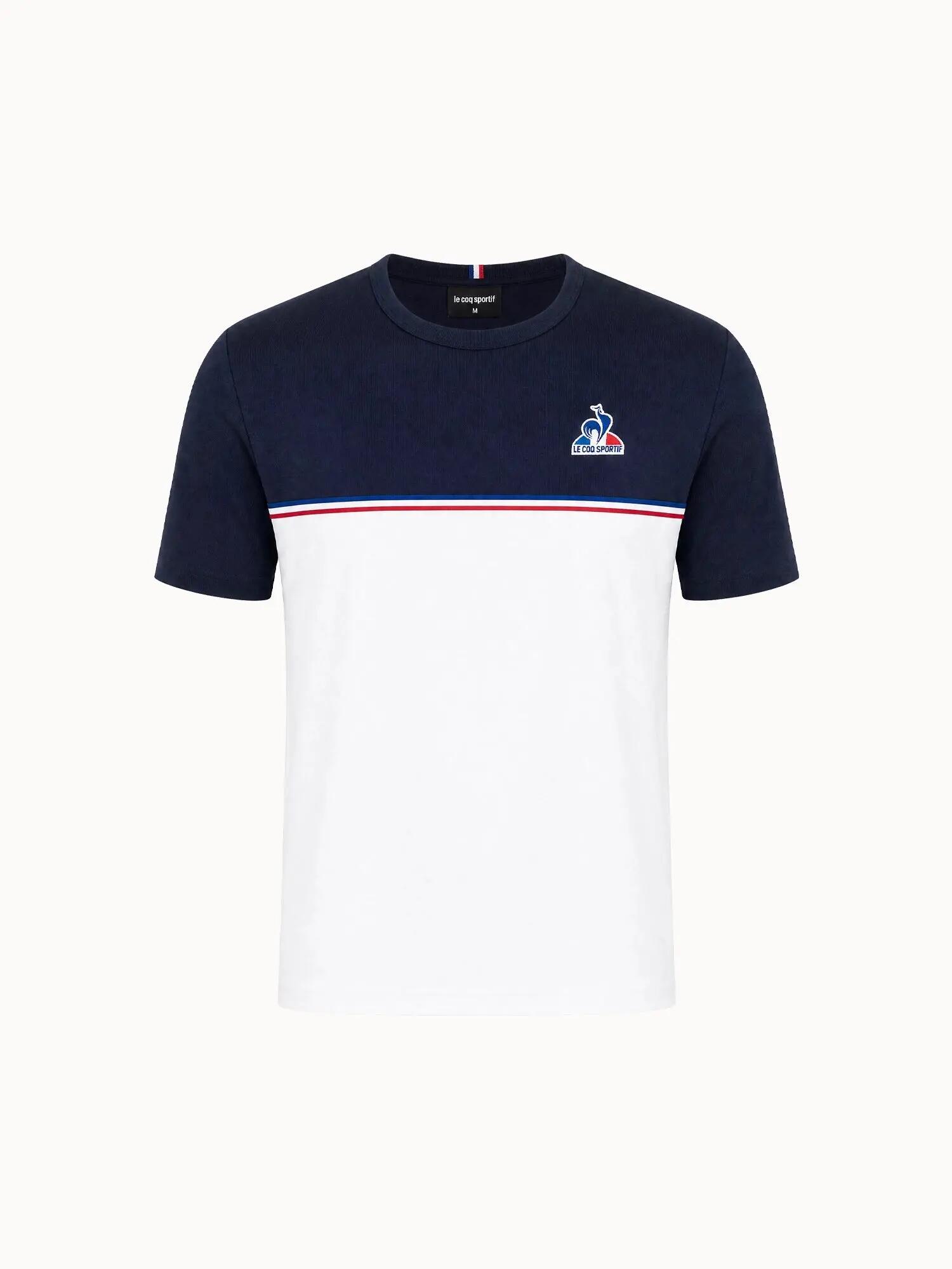 T-shirt en jersey de coton avec détail tricolore Tricolores 2/5