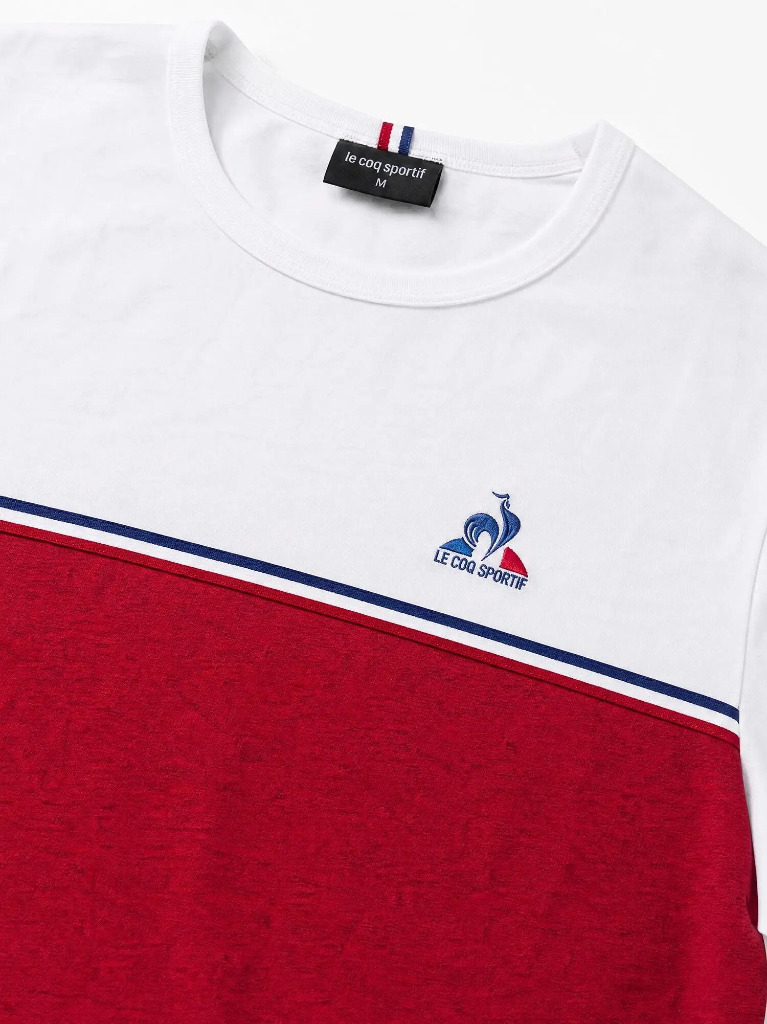 T-shirt en jersey de coton avec bande tricolore Tricolores 4/5