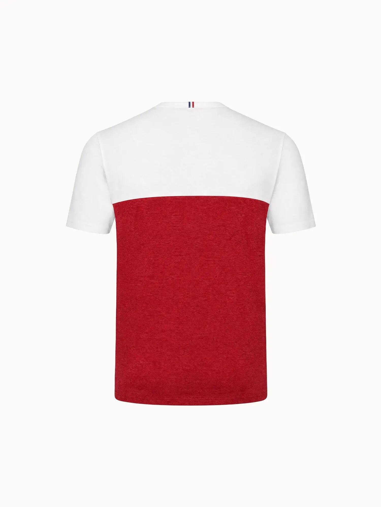 T-shirt en jersey de coton avec bande tricolore Tricolores 3/5