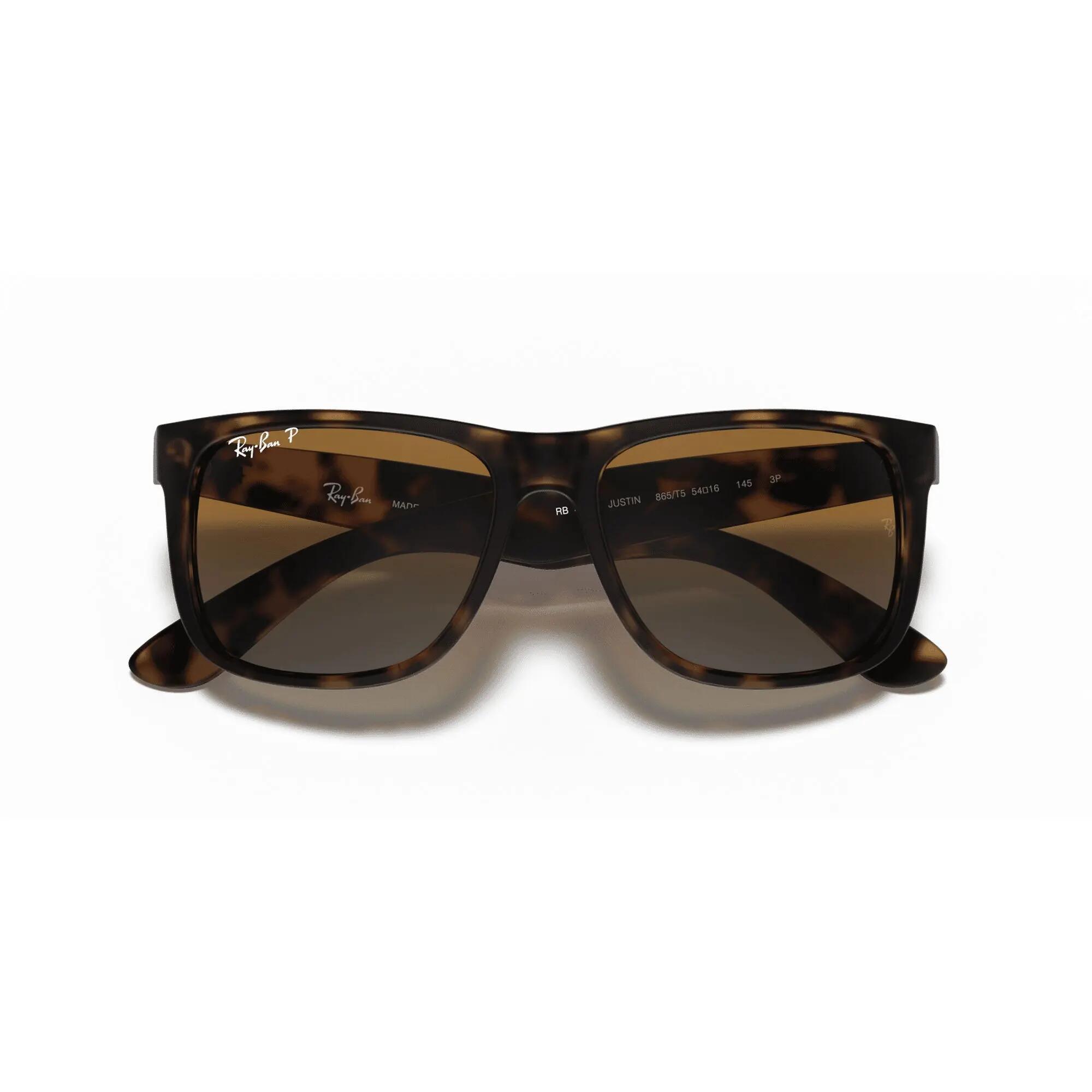 Lunettes de Soleil Ray-Ban JUSTIN RB 4165 unisex Taille 55/16/145 5/7
