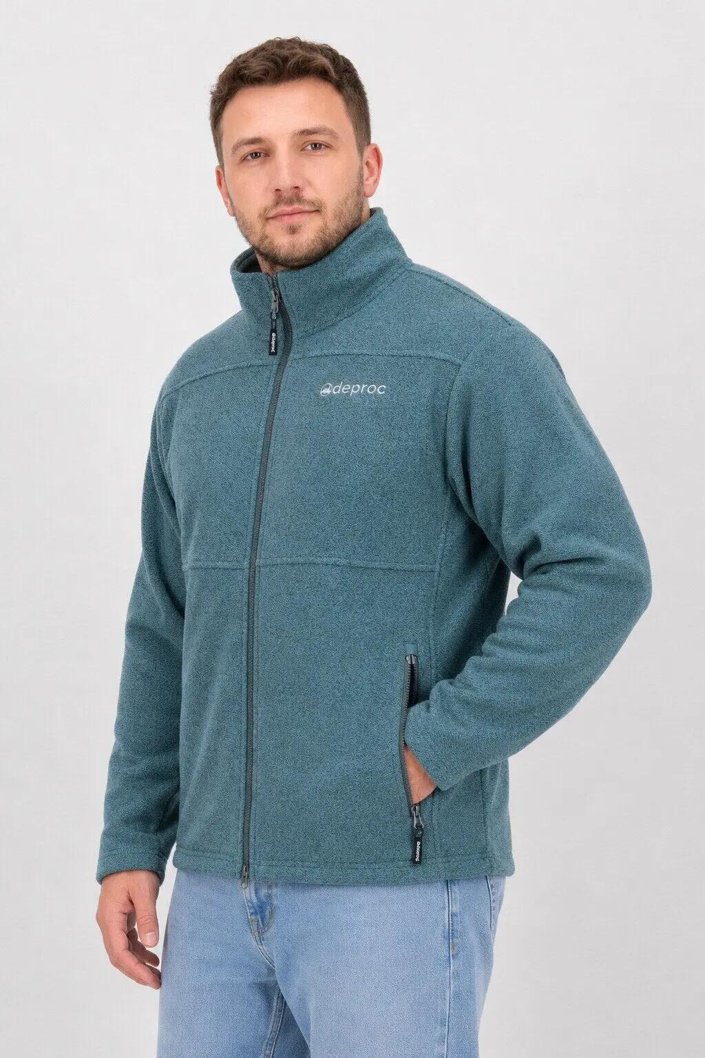 Herren - Strickfleecejacke - Stehkragen, Melange-Optik - SEWARD 2/5