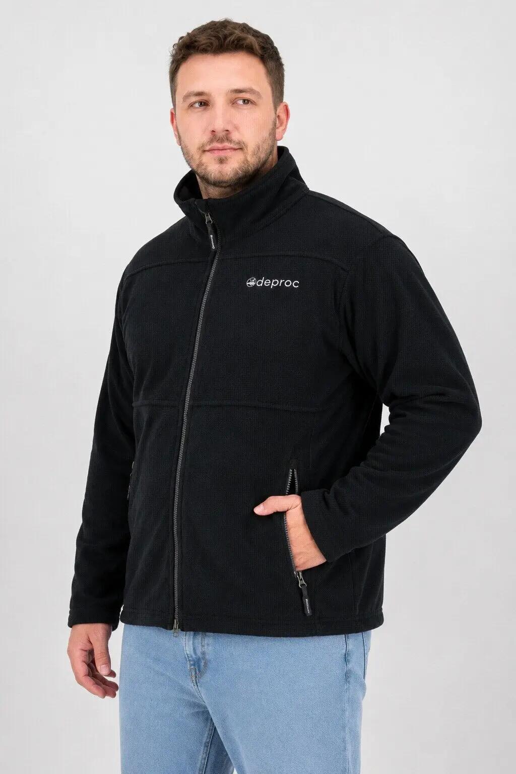 Herren - Strickfleecejacke - Stehkragen, Melange-Optik - SEWARD 2/5