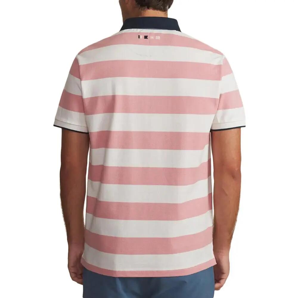Polo Blanc/Rose  Homme TBS Regate 3/5