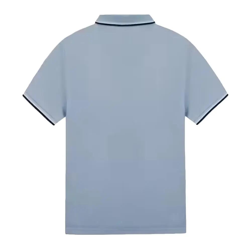 Polo - Casual - Homme - Manches courtes ajusté - YVANEPOL - Bleu baby 3/3