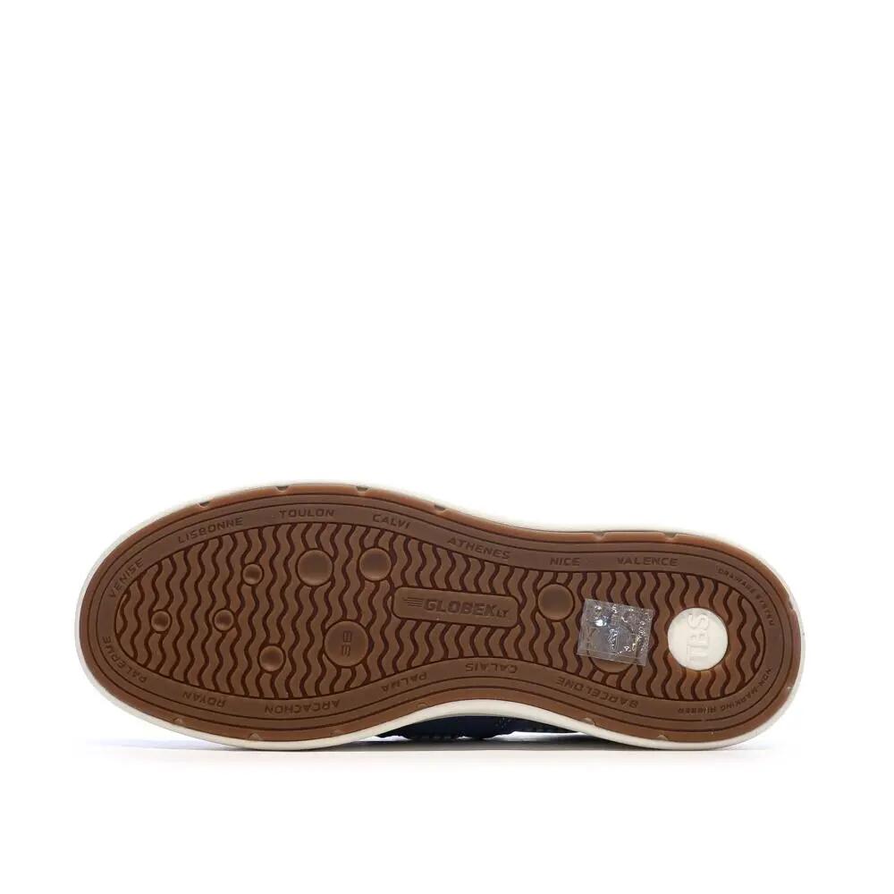 Scarpe da Barca Donna TBS in Tela di Cotone Blu Argilla 6/7