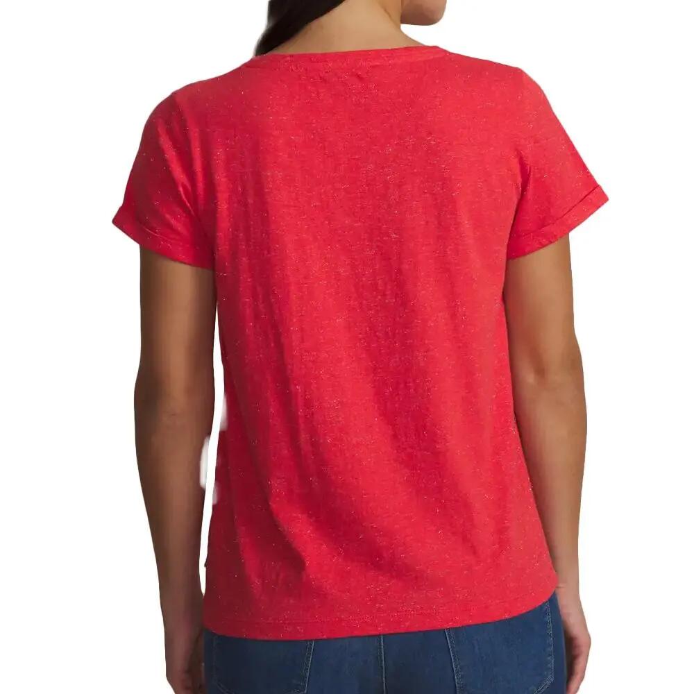Damen T-Shirt Rot TBS ADINATEE 29418 3/5