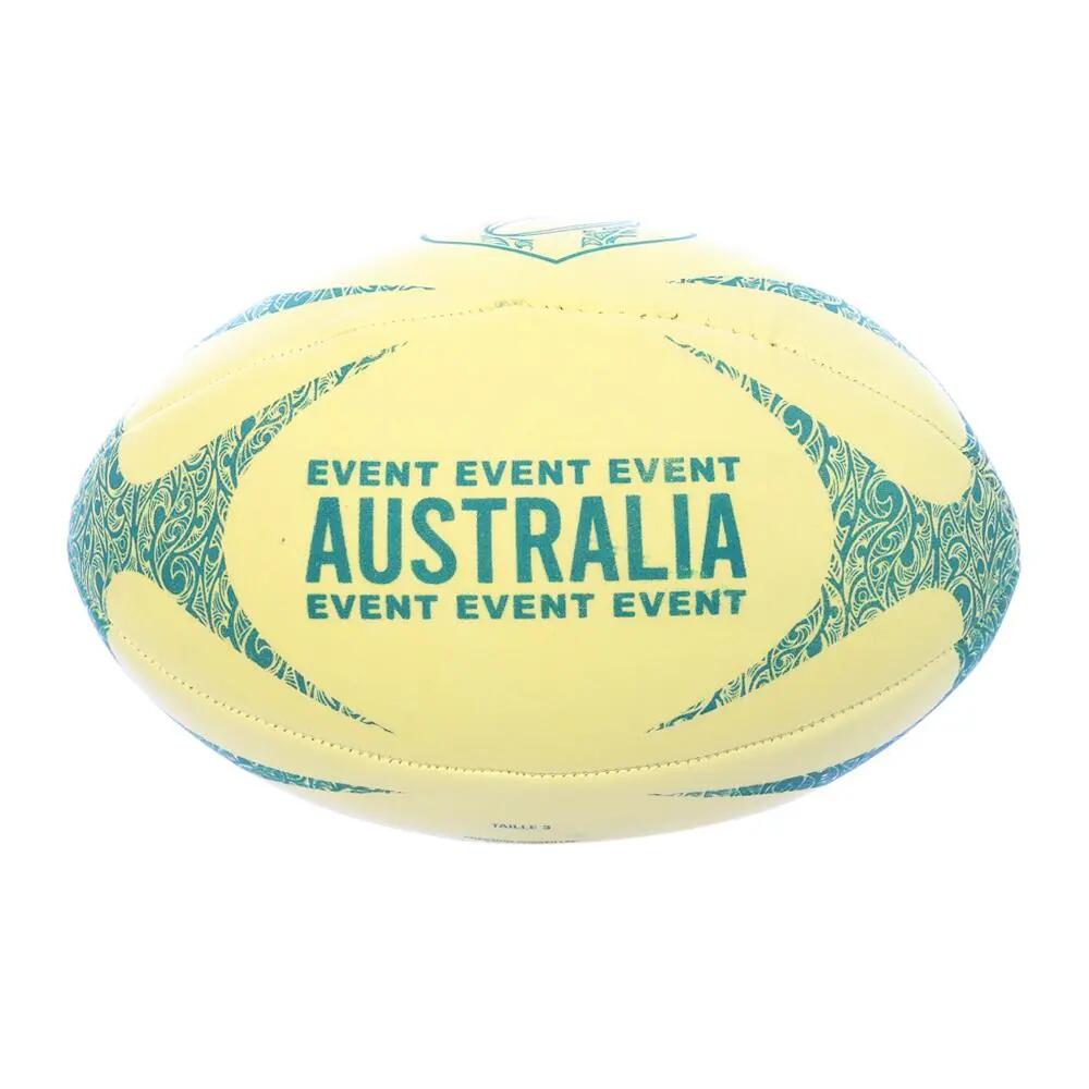 Balón de Rugby Airness Australia Amarillo 2/3