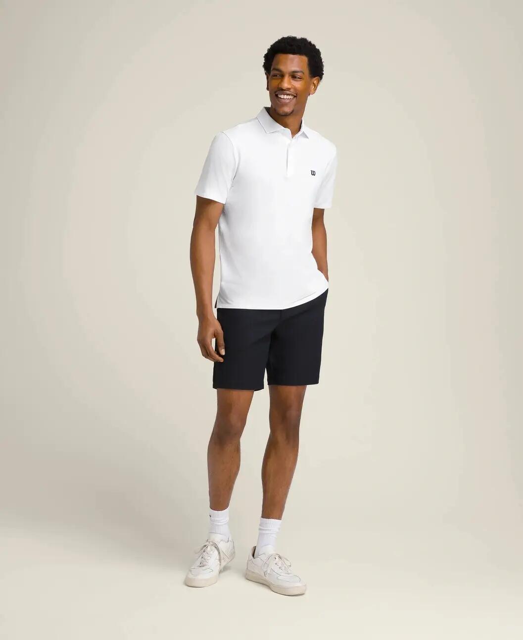 League Polo Men's White 4/4