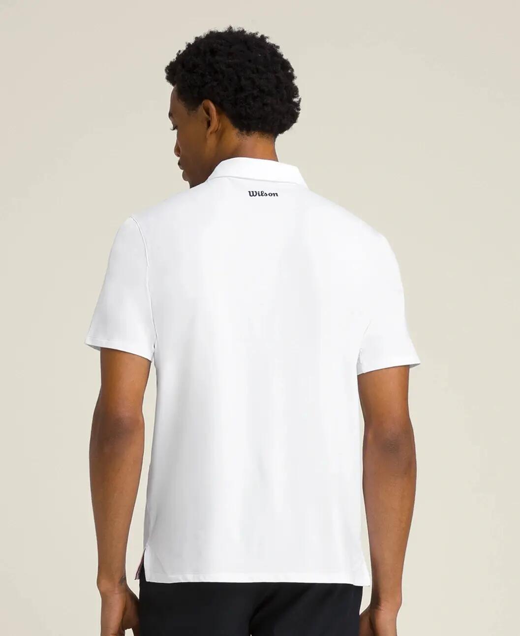 League Polo Men's White 3/4