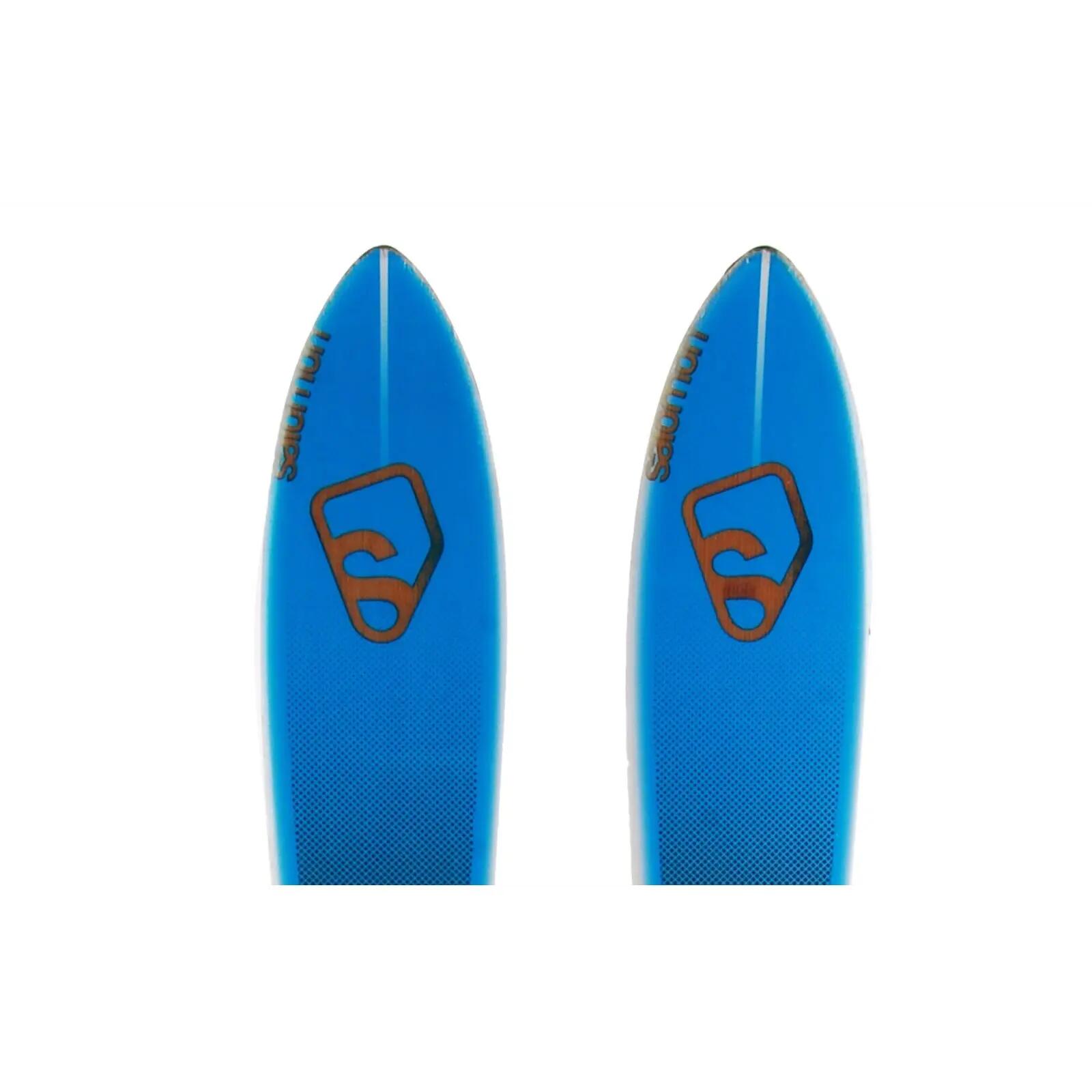 RECONDITIONNE - Ski Salomon Bbr V Shape 8.9 + Fixations 2/4
