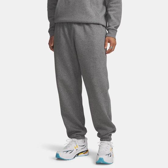 Ua Icon Fleece Heren Joggingbroek Grijs