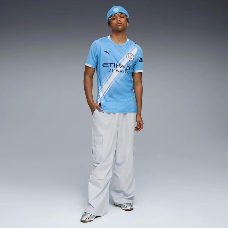 Tricou barbati Puma Mcfc Home Jersey Replica Team, Albastru
