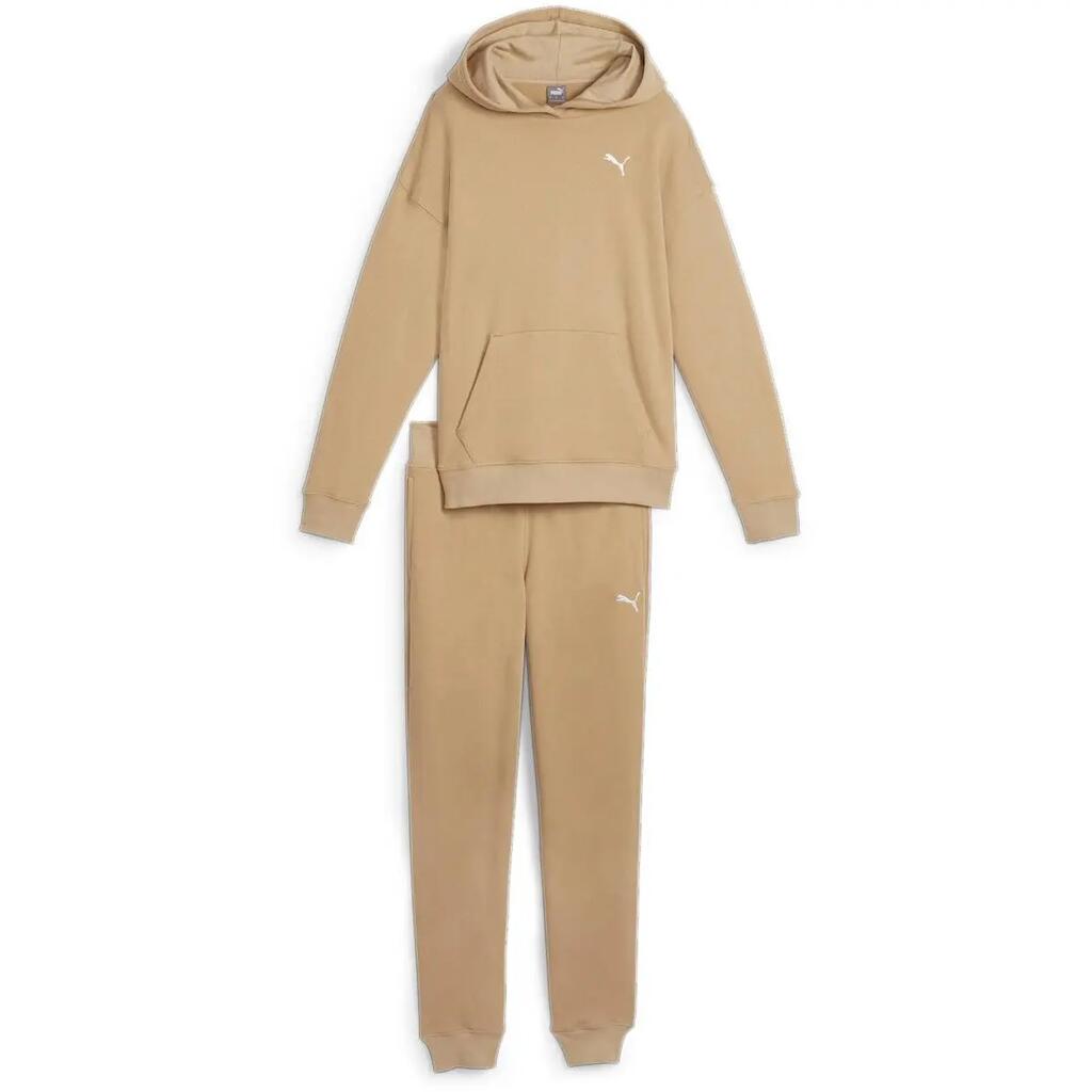 Tracksuit Puma Loungewear Suit Tr, Beige, Women
