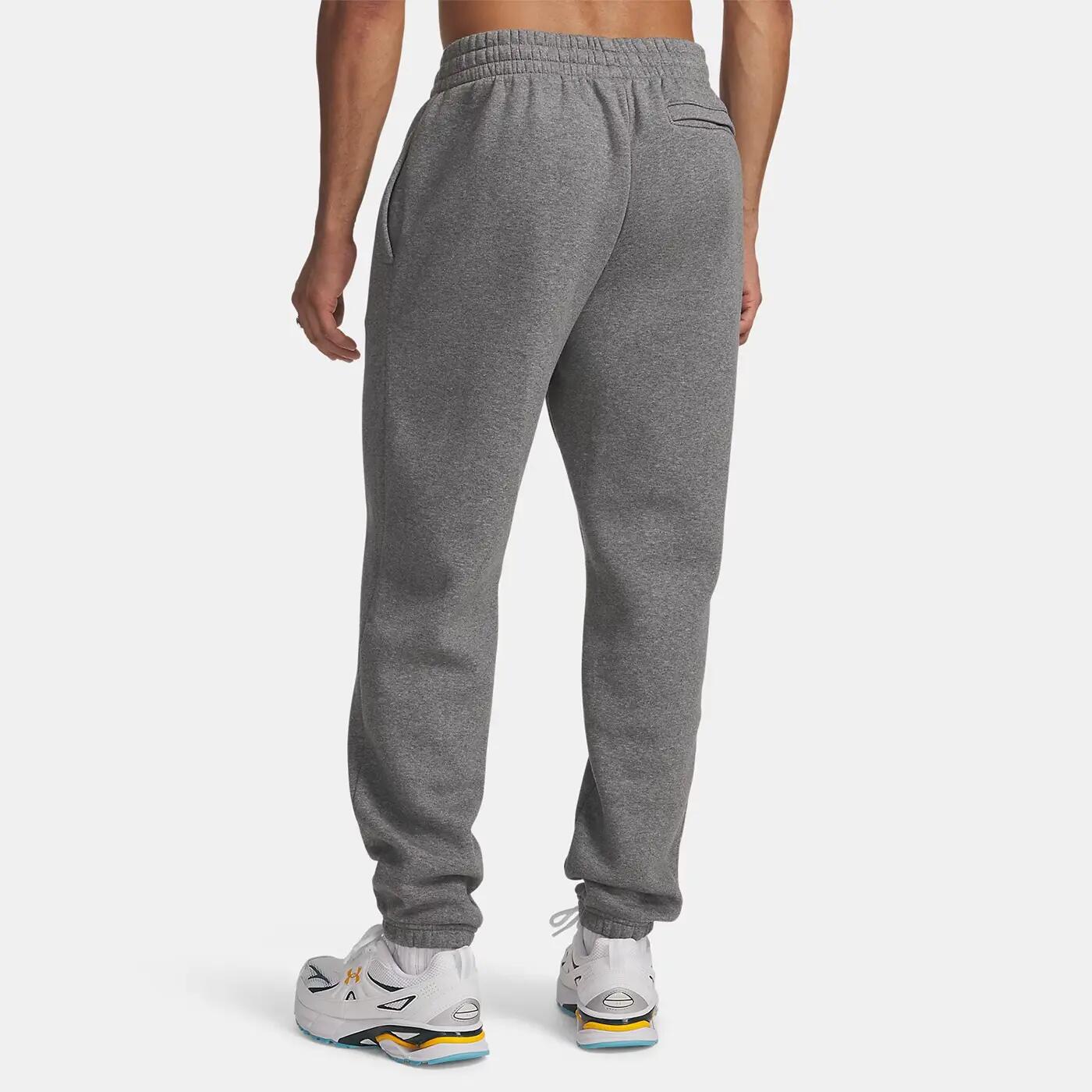 Pantalon de Jogging UA Icon Fleece Gris Joggers pour homme 2/7