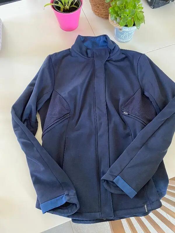 Tussen Particulieren - 500 softshell paardrijjas voor dames, marineblauw 1/7