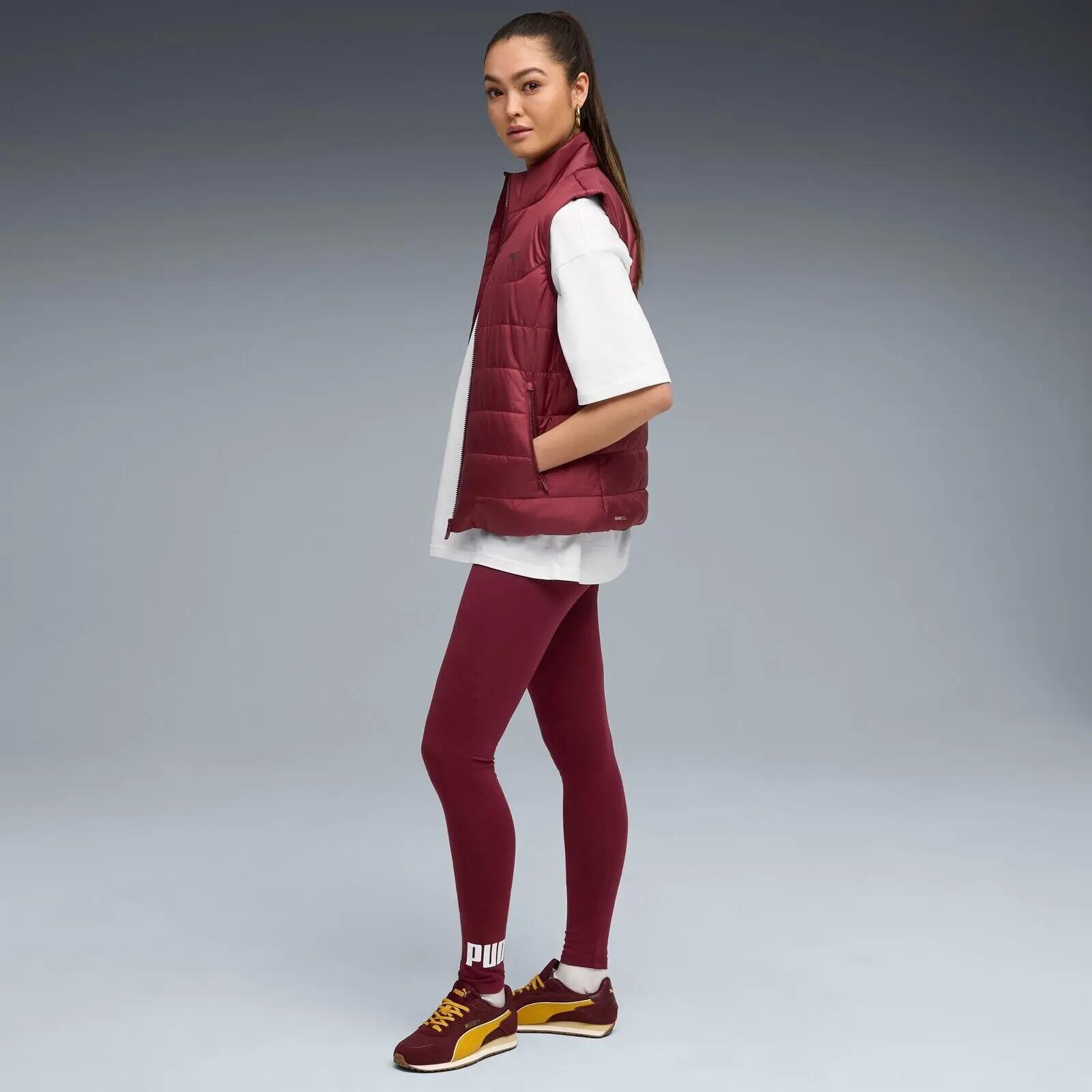 damskie Tights Puma Ess No. 1 Logo Leggings s Ruby Shimmer 3/5