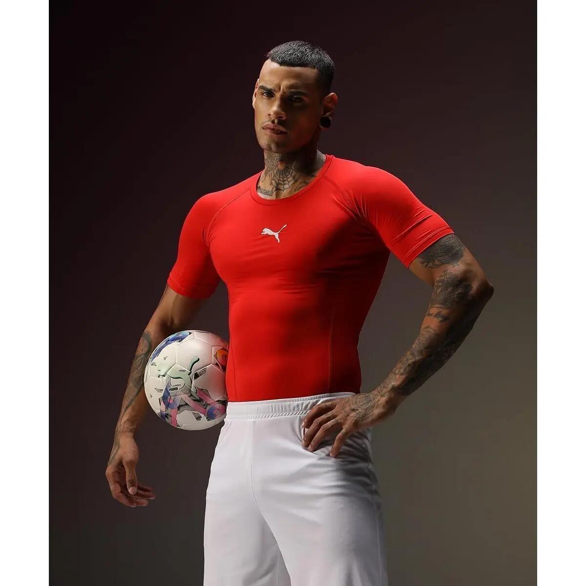 "Liga" Base Layer Oberteil für kurzärmlig Herren Rot 5/5