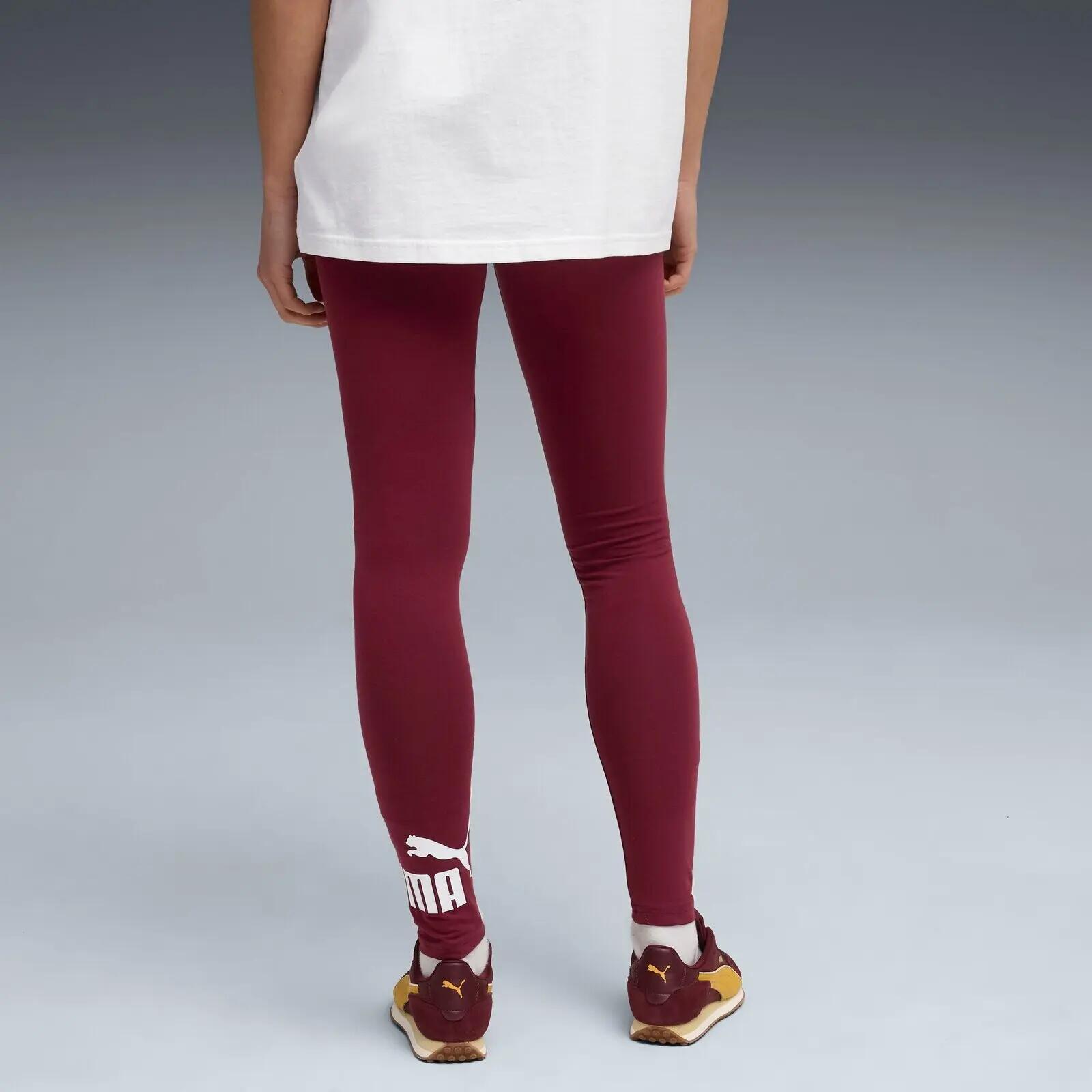 damskie Tights Puma Ess No. 1 Logo Leggings s Ruby Shimmer 2/5