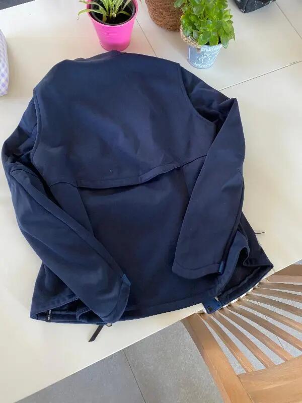 Tussen Particulieren - 500 softshell paardrijjas voor dames, marineblauw 6/7