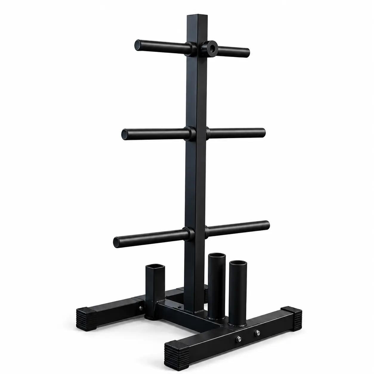 Soporte Ajustable Organizador Discos y Barras 1/7