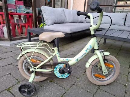 Entre Particuliers - Vélo « Flowers » jaune clair, 18 pouces