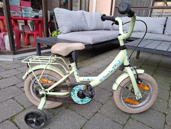 Entre Particuliers - Vélo « Flowers » jaune clair, 18 pouces