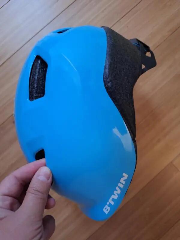 Entre Particuliers - Casque vélo enfant 500 TURQUOISE 4/5