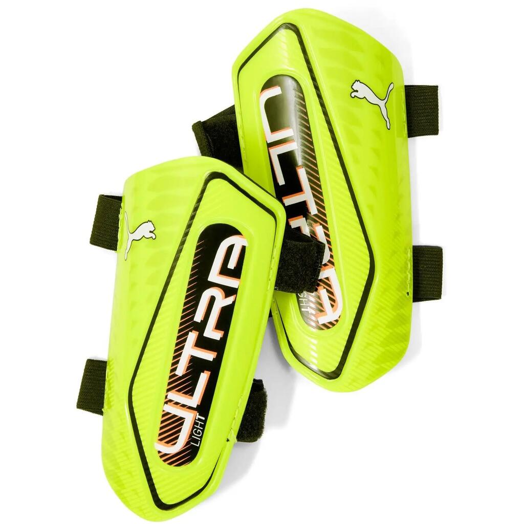 Shin pads Puma Ultra Light Strap c, Green, Unisex
