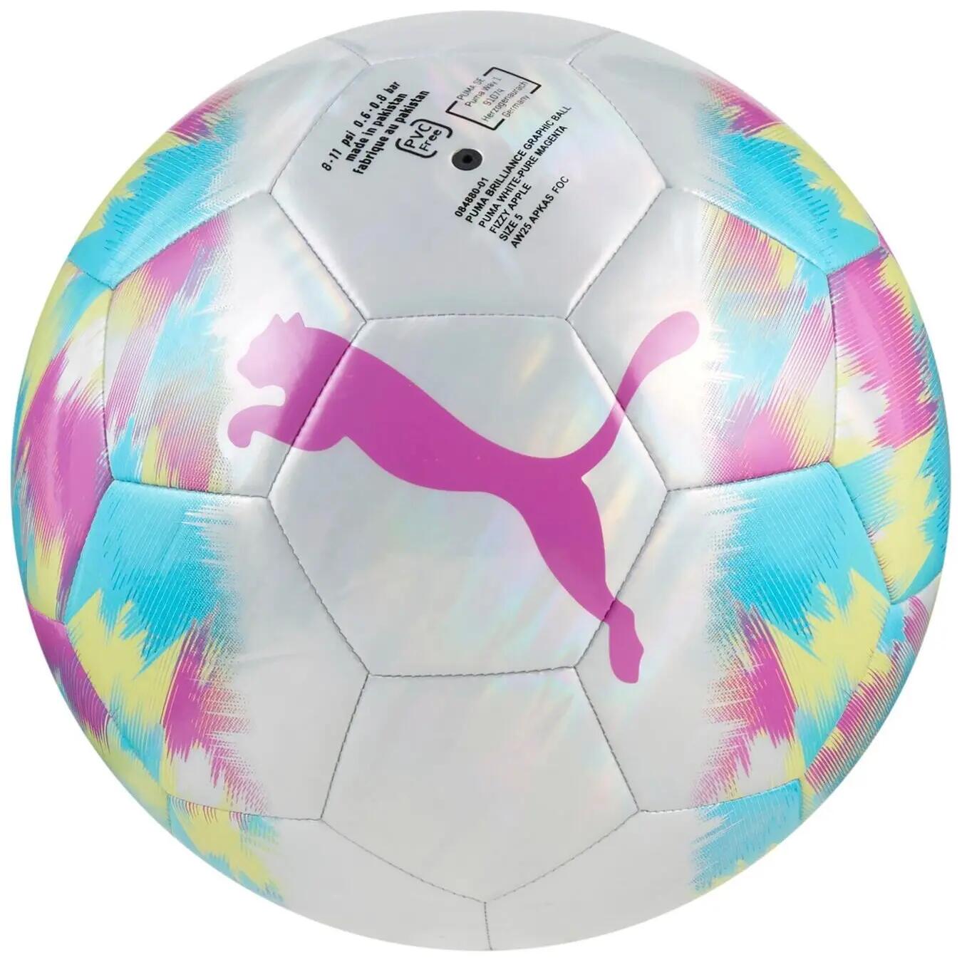 Ball Puma Brilliance Graphic Ball, Grau, Unisex 2/3