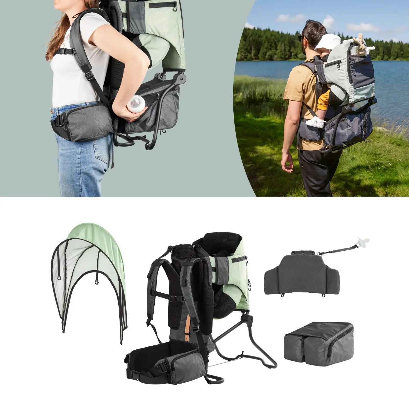 Kindertrage Wandern Sonnendach Moov & Hike Salbei 6/7
