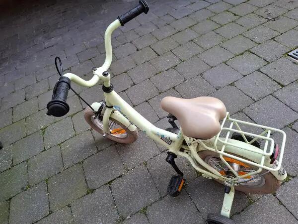 Entre Particuliers - Vélo « Flowers » jaune clair, 18 pouces 4/5