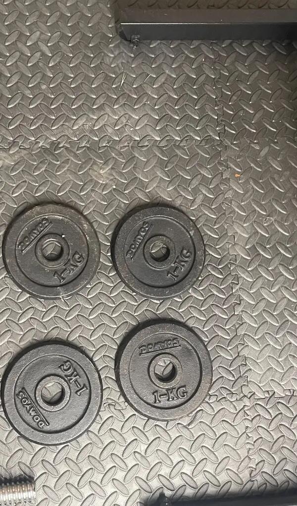 Entre Particuliers - Kit haltères musculation 12 kg 4/4