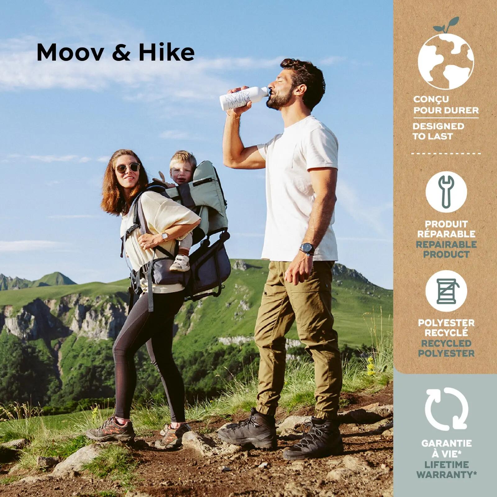 Kindertrage Wandern Sonnendach Moov & Hike Salbei 2/7