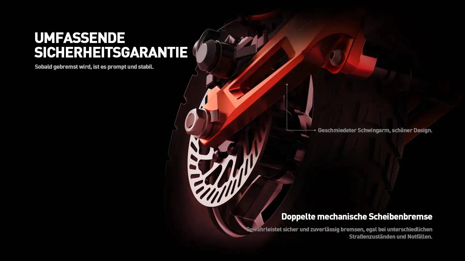 Patinete eléctrico plegable adulto JOYOR T6E Pro ABE 48V26Ah 10" Off-Road 8/13