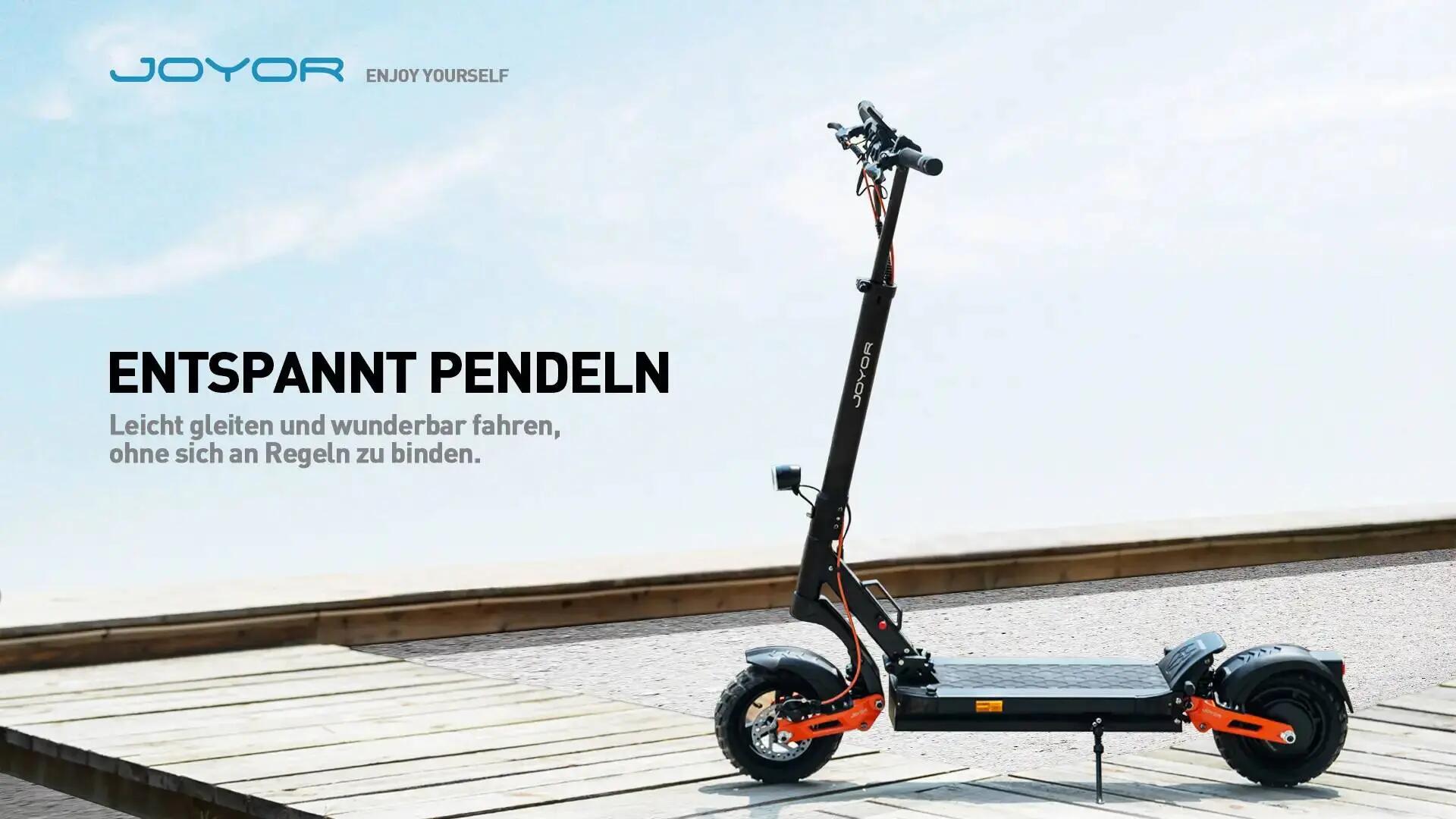 Patinete eléctrico plegable adulto JOYOR T6E Pro ABE 48V26Ah 10" Off-Road 5/13