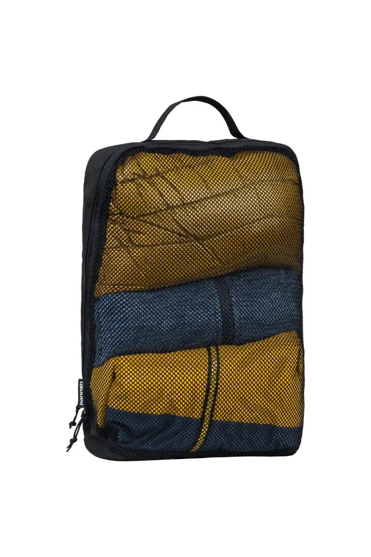 Reise-Pochettes 3er-Set aus Polyester, anthrazit S/M/L, Reißverschluss & Griff 3/8