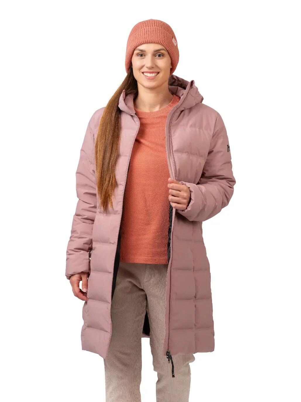 Hannah: winterjas voor dames met donsvulling 8/8