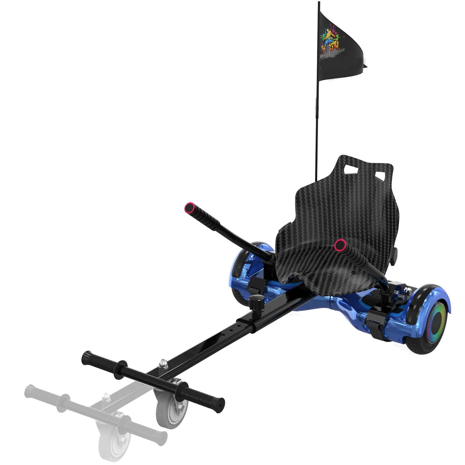 Hoverboard 6,5" com Kart, Bluetooth, LED e bateria de lítio A03S+KT 4/5