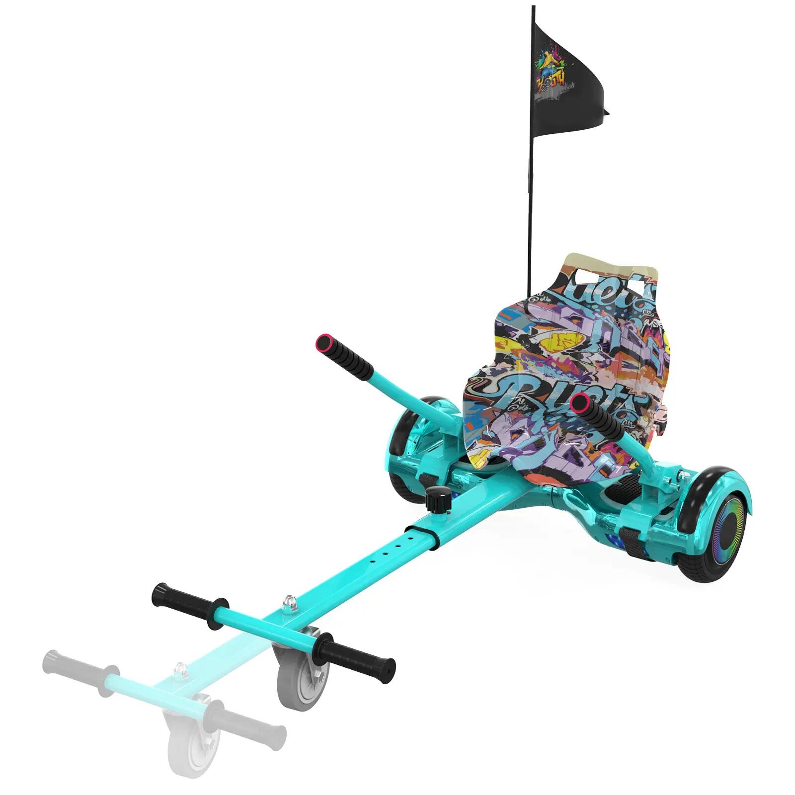 Hoverboard 6,5" con Kart, Bluetooth, LED y batería de litio A03S+KT 4/5