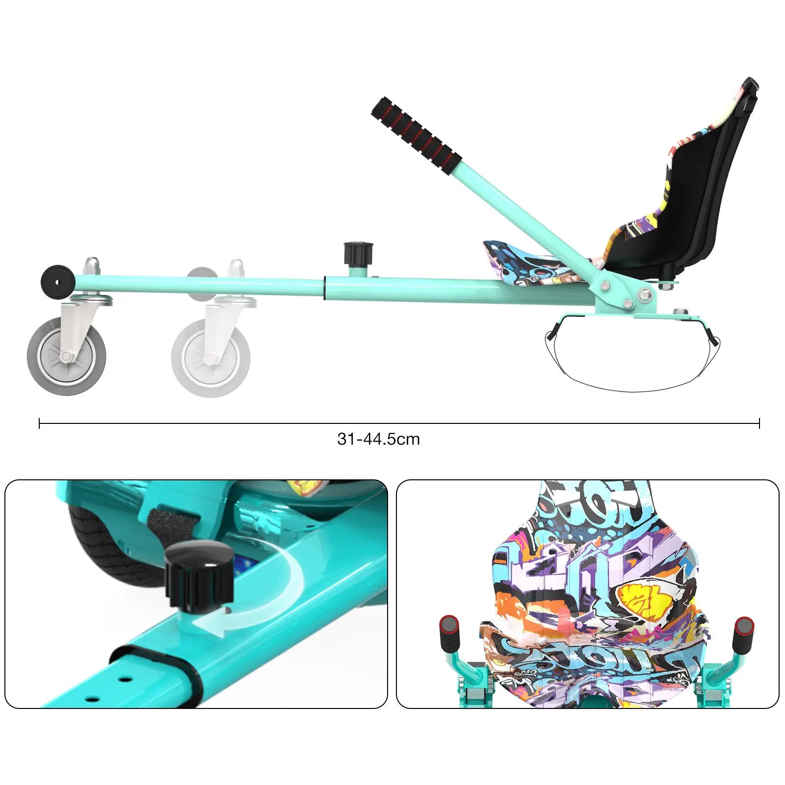 Hoverboard 6,5" con Kart, Bluetooth, LED y batería de litio A03S+KT 3/5