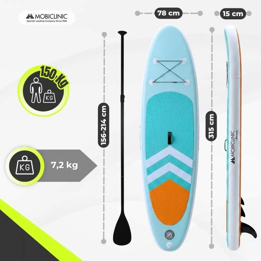 Tavola SUP Gonfiabile con accessori 10′ 3″ 320 cm 2/7