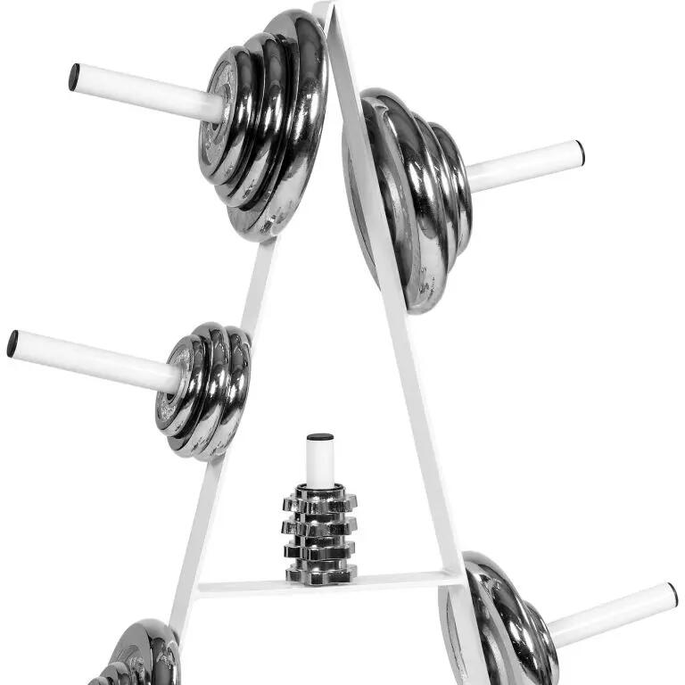 Unisex - fitness - ocelový stojan na závaží - stojan - základní model 6/7